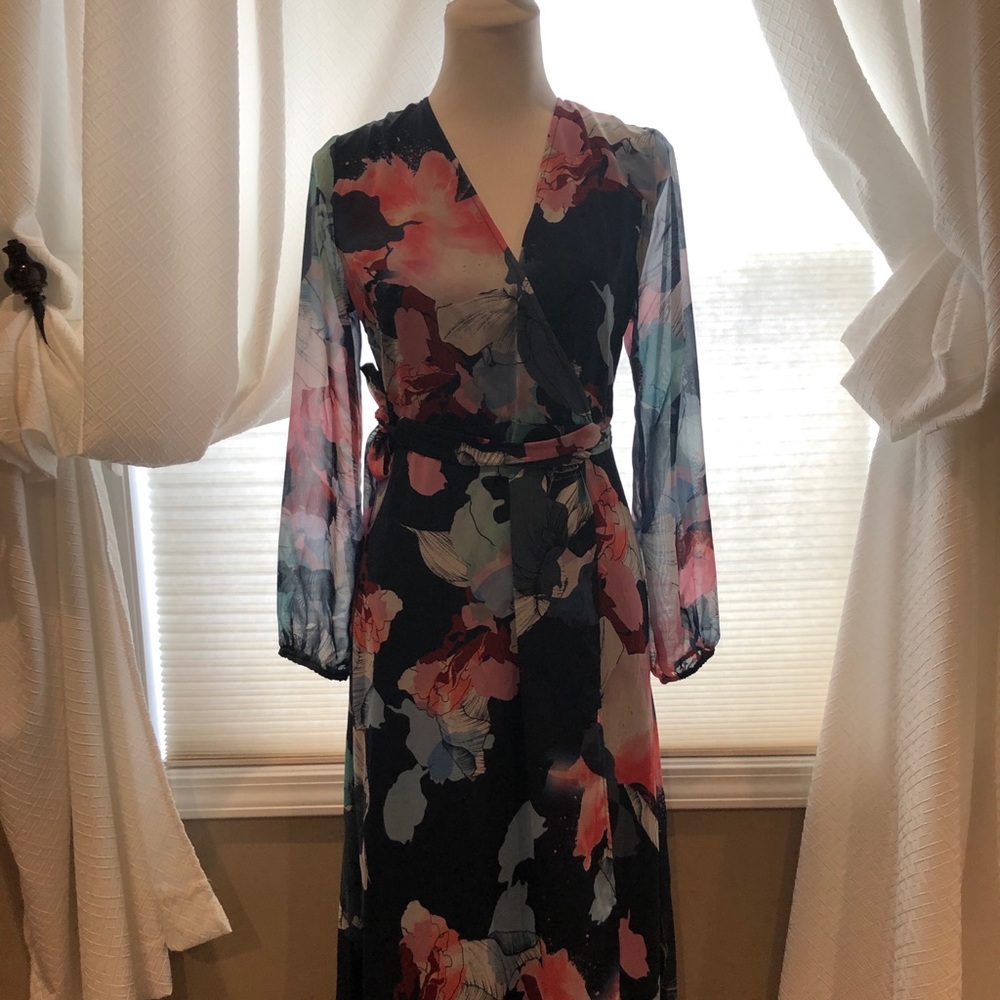 Bar III Floral Maxi Dress